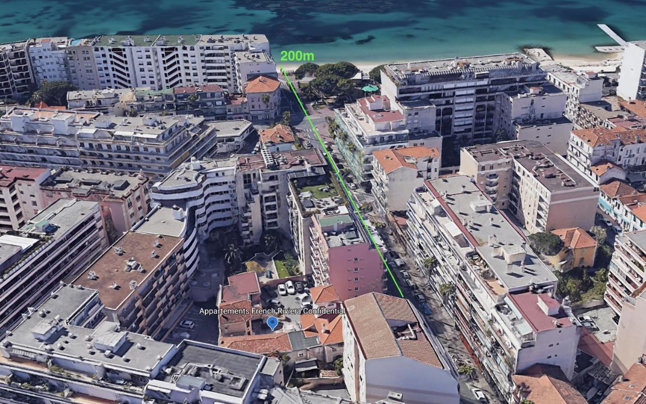 Appartements French Riviera Confidential Centre Ville Juan Les Pins Proche Des Plages Eksteriør bilde